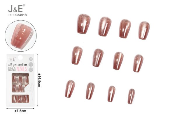12PCS FALSE NAIL SELF ADHESIVES