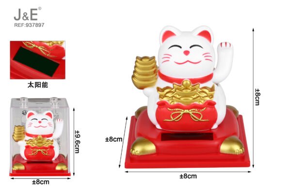 LUCKY CAT WITH SOLAR PANEL